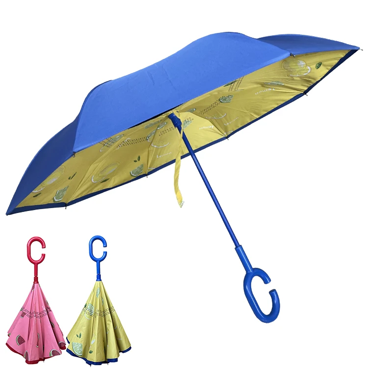 YS-8900  Factory Supplier Promotional Inverted New Design  windproof umbrella high quality Umbrella Reverse Umbrella