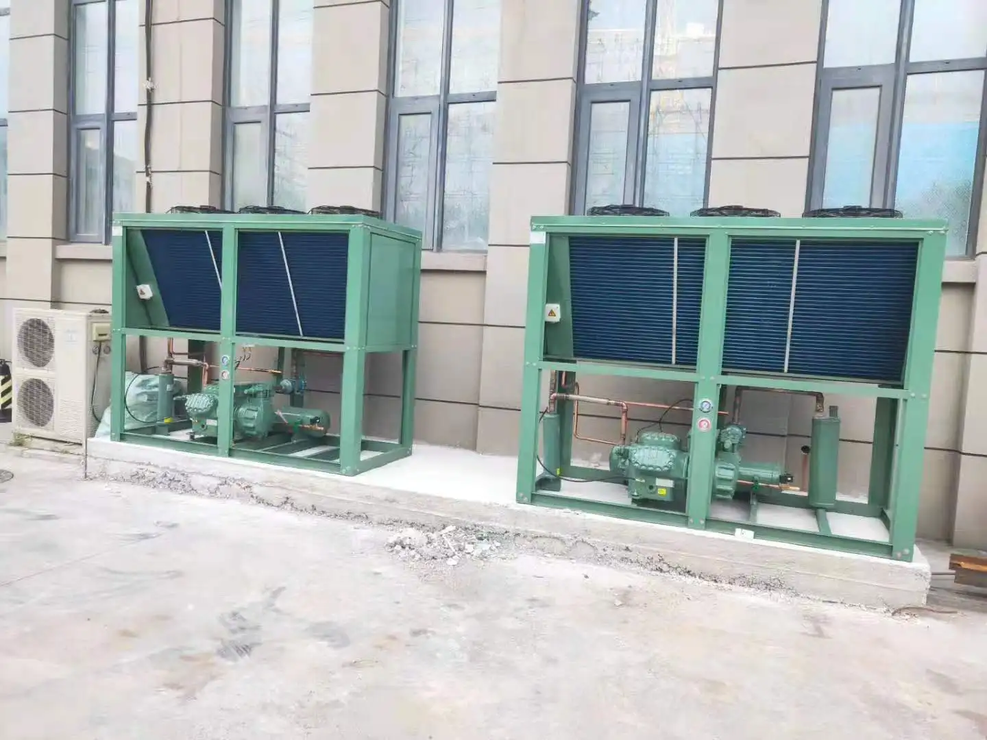 Shandong 72 degree refrigeration compressor in screw type for air-cooled condensing unit