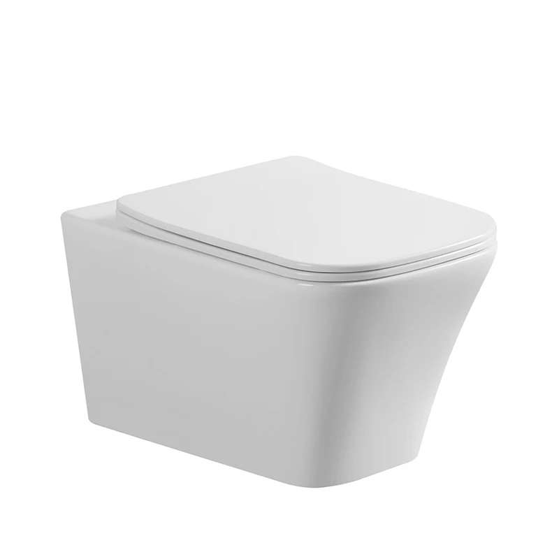 High quality modern design home bathroom ceramic wall hung toilet hotel wc ceramic wall hung toilet
