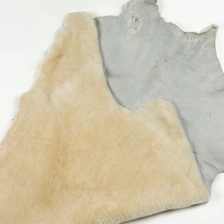 Long Hair Goat Fur Blanket Fur Skin Plate For Garment And Rugs