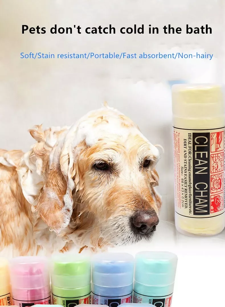 Multi Purpose  Ultra-Absorbent PVA chamois cleaning drying cloth towel for car washing