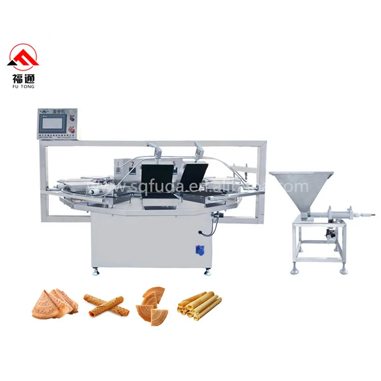 High Quality Pizzelle Cookies Machine Equipment Stroopwafel Making Machines Production Line Waffle Cone Maker