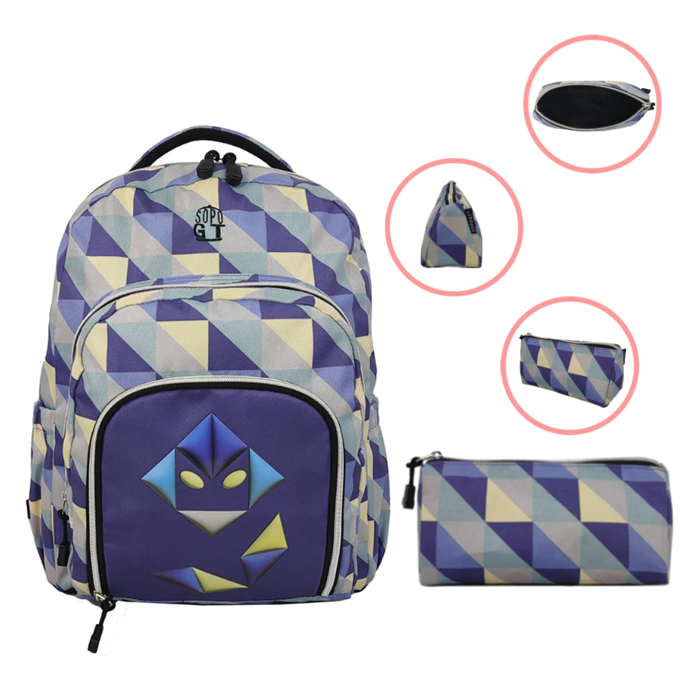 Hot Selling Manufacturer Pencil Cases Bags Cute School Design for Girls kids bag fashion school bag