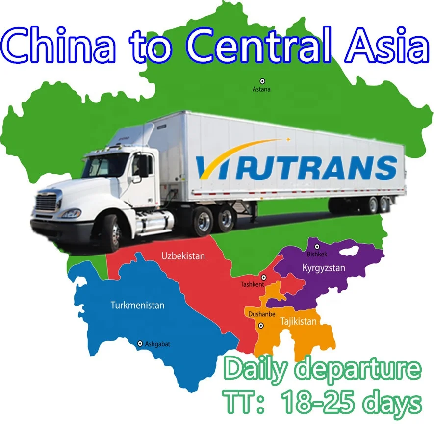 refrigerated dangerous cargo road freight land transport truck shipping to Central Asia Kazakhstan Uzbekistan