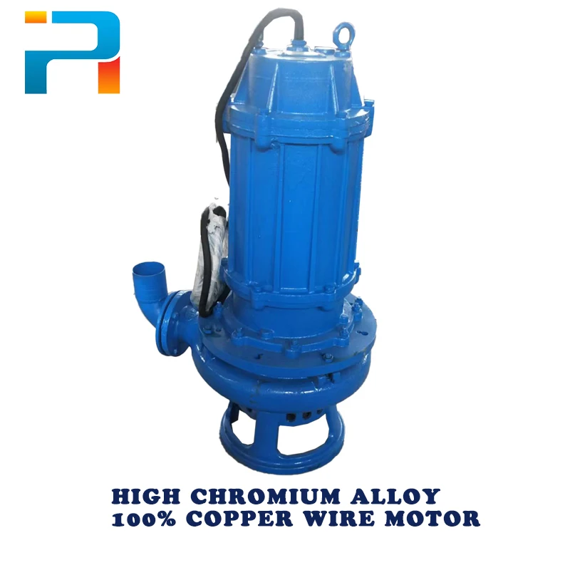 high quality Direct deal Big Capacity  Submersible Slurry Mining Pump Electric With stirrer
