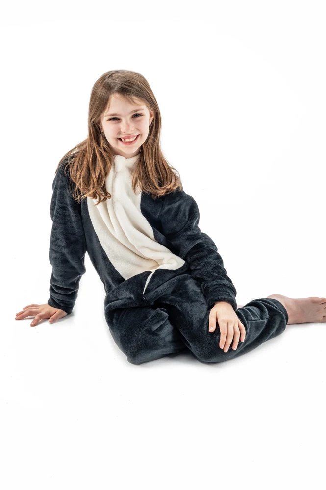 Adult Animal Panda Costume Women Flannel Sleepwear Pajamas Adult Animal Onesie Pajama