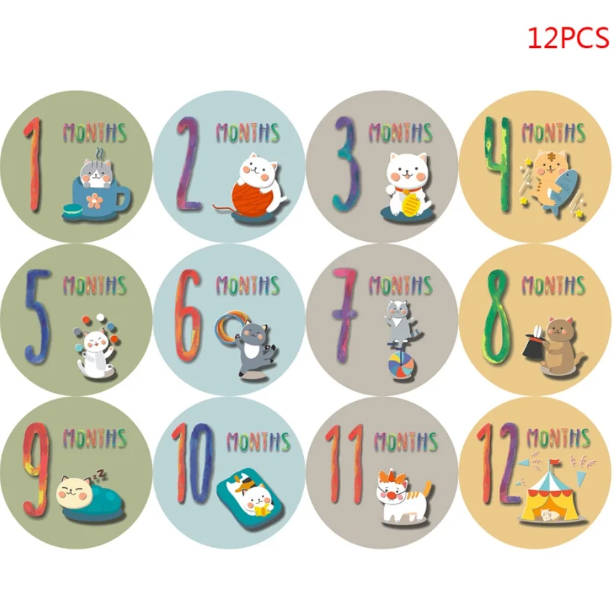 2021 popular month holiday grown up gift newborn baby stickers milestone