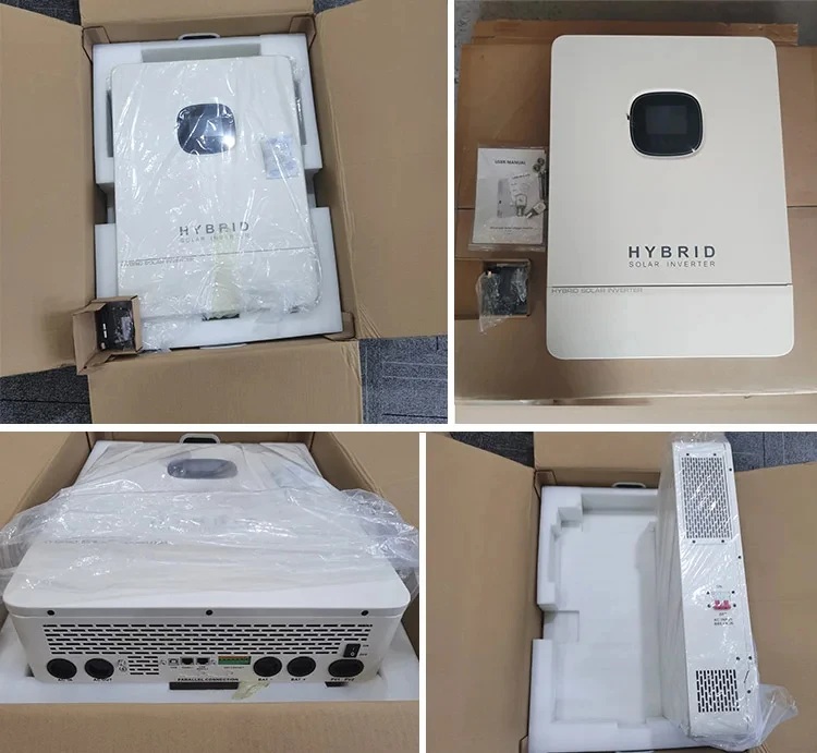 In Stock 8kw 10kw Hybrid Solar Inverter Dual Mppt Solar Inverter For Home Appliance Split Phase EU Version