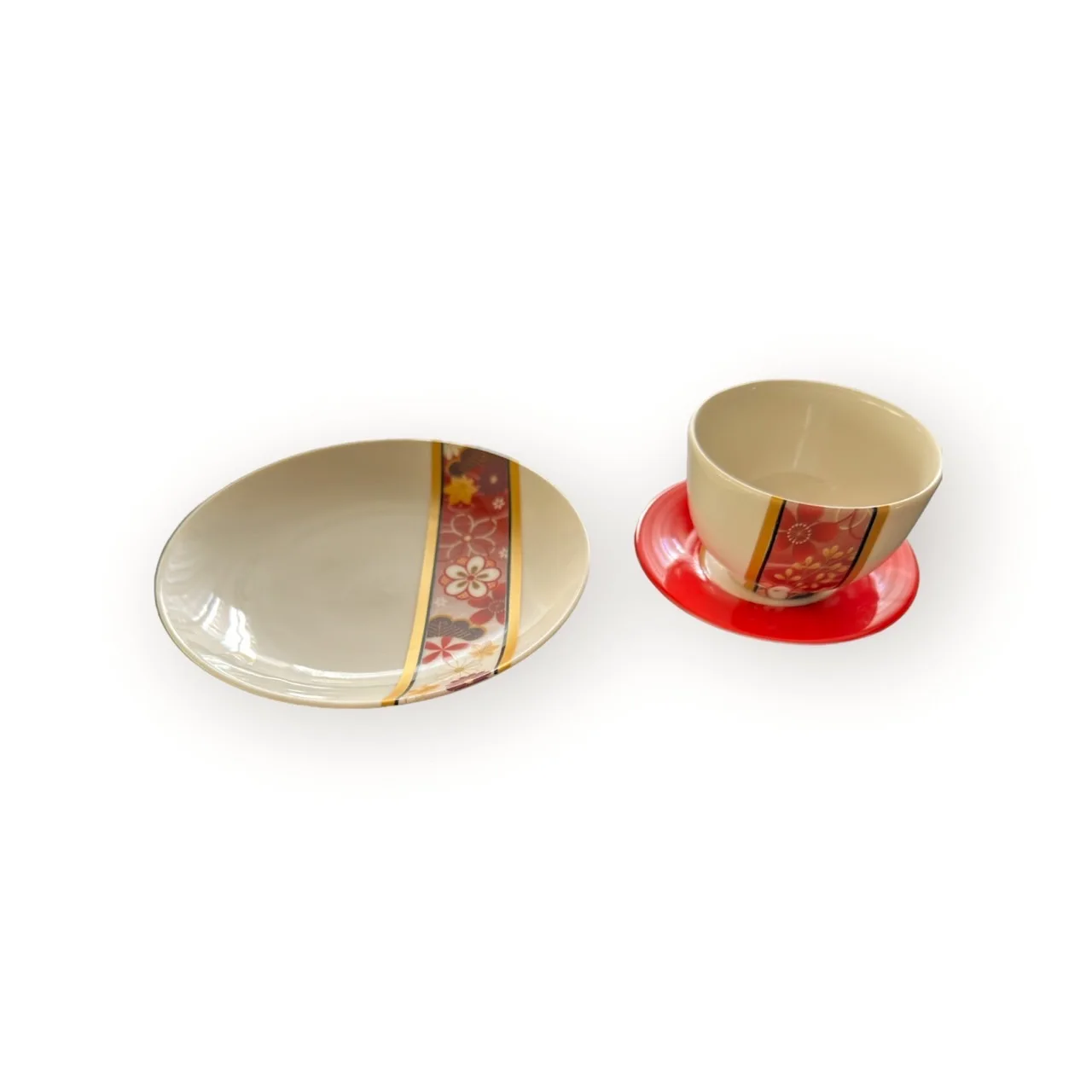 Coffee Mug Custom Wholesale Large Round Japanese Coffee, Tea Espresso Supply Porcelain Set Luxury tableware Fancy Cup Saucer