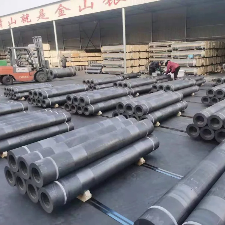 Industrial Raw Materials Graphite Electrode High Density Carbon Uhp Hp Rp Graphite Electrode for Steel Plant