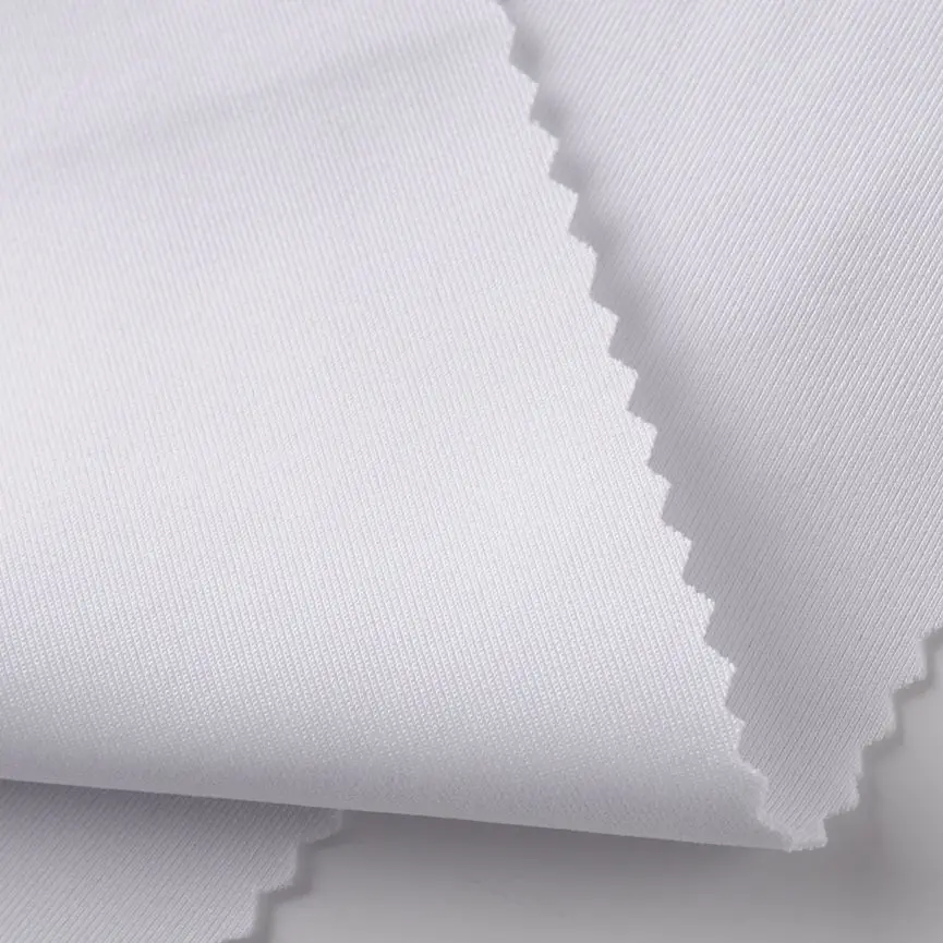 100% Polyester   High Quality   120GSM  Mesh Interlock Memory Sportswear Fabric 100% Stretchy Heat Transfer Knitted Technique