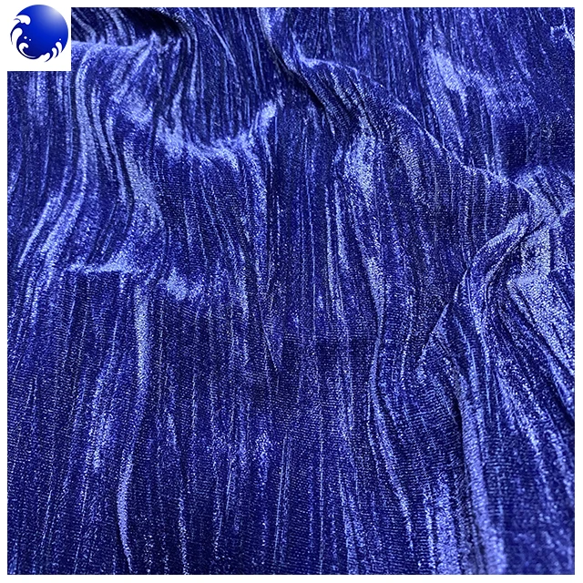 100% polyester woven fabric  crushed micro velvet fabric 9000