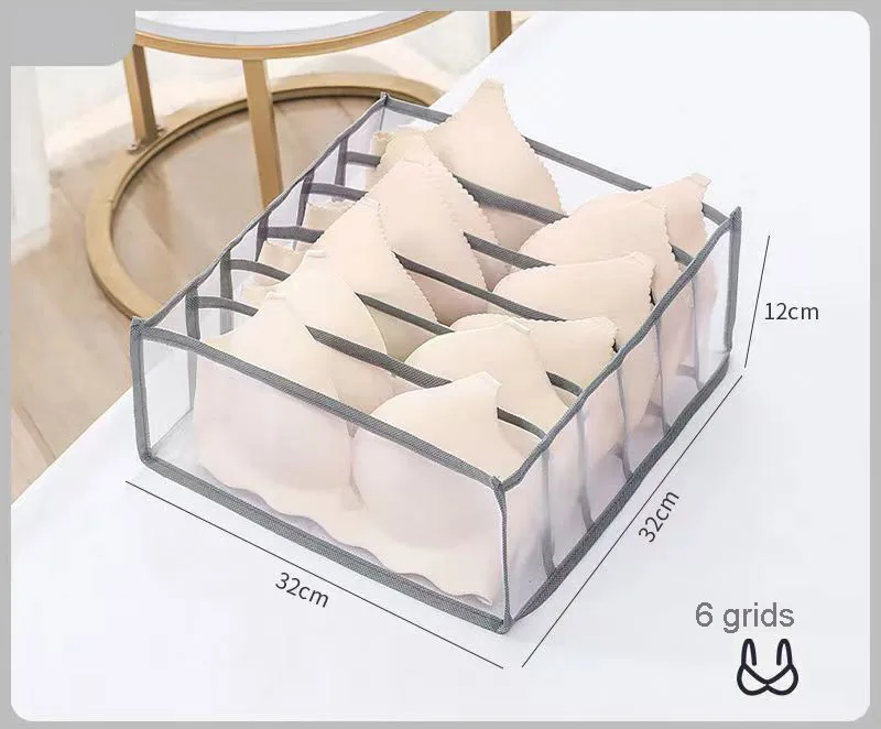 1 set of clothing underwear socks Drawer Storage Organiser   Underwear Clothes Drawer  Divider washable transparent