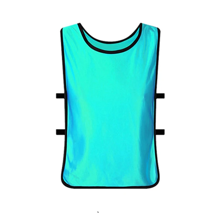 Wholesale custom double sided sport bibs football numbered pinnies soccer bibs for kids