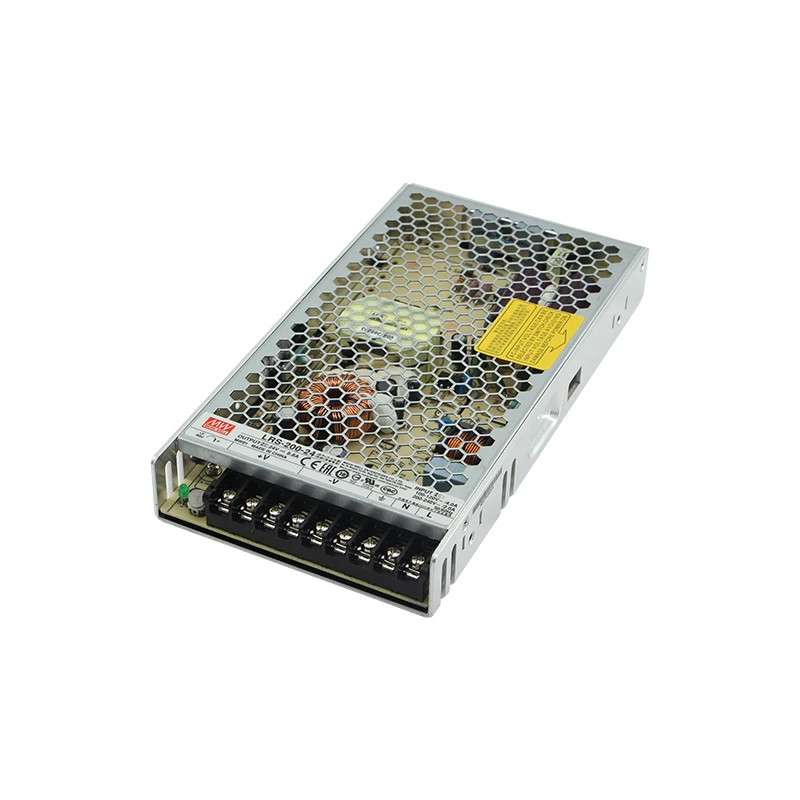  Meanwell LRS-200-24 200 Вт импульсный источник питания 230V преобразователь переменного тока в постоянный 8.8A СИД полосные осветители для поставки оборудования