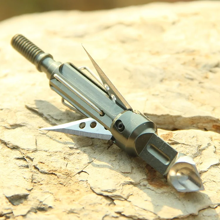 archery accessories Broadheads Outdoor Hunting Bow 100 Grain Crossbow Mechanical Broadhead