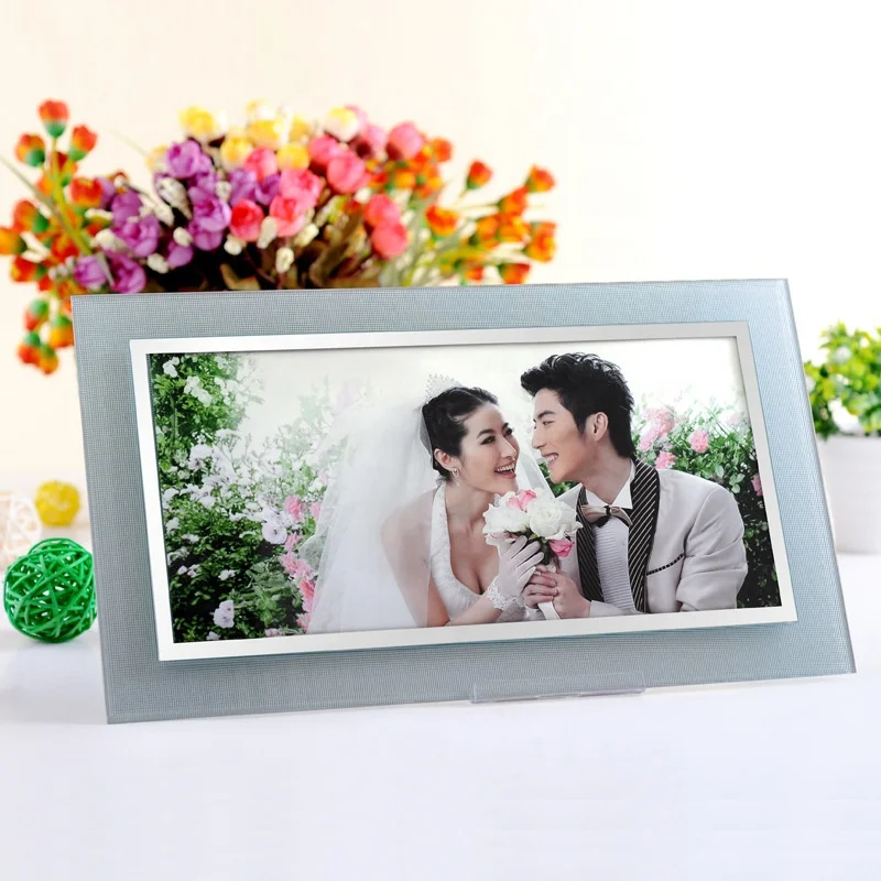 Simple Acrylic Frosted Custom Square Crystal Photo Frame Crystal Glass Frame