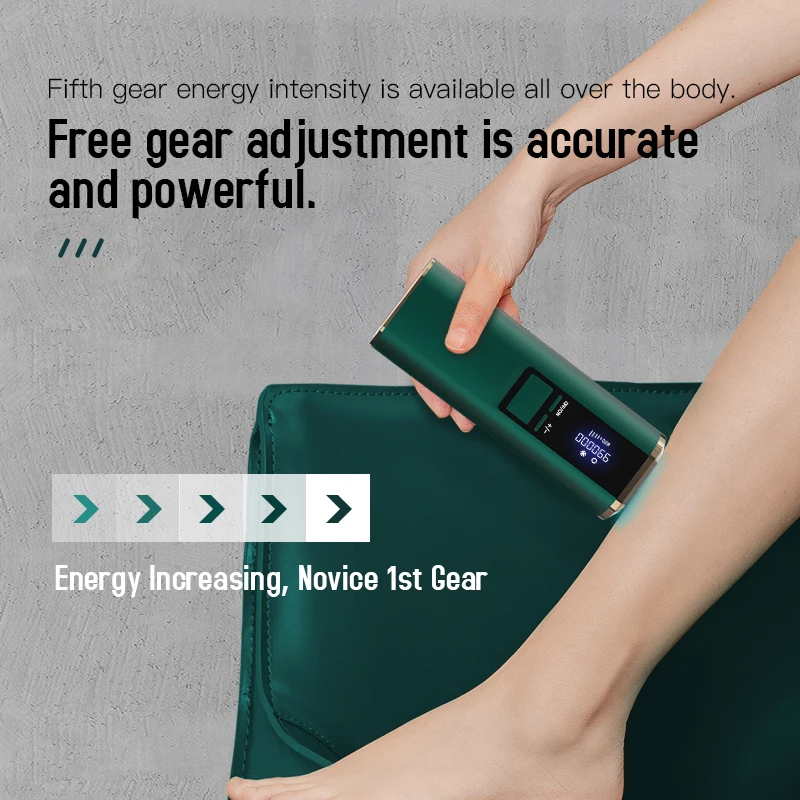 Electric Epilator Hair Remover, Home Use Spa Mini Sapphire Laser Ipl Hair Removal Device//