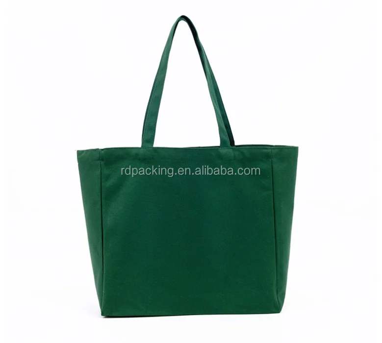 Wholesale Hot Sale colorful Reusable Cheap Custom Logo Maillard color 10oz Cotton Shopping Bag canvas bag With Zipper