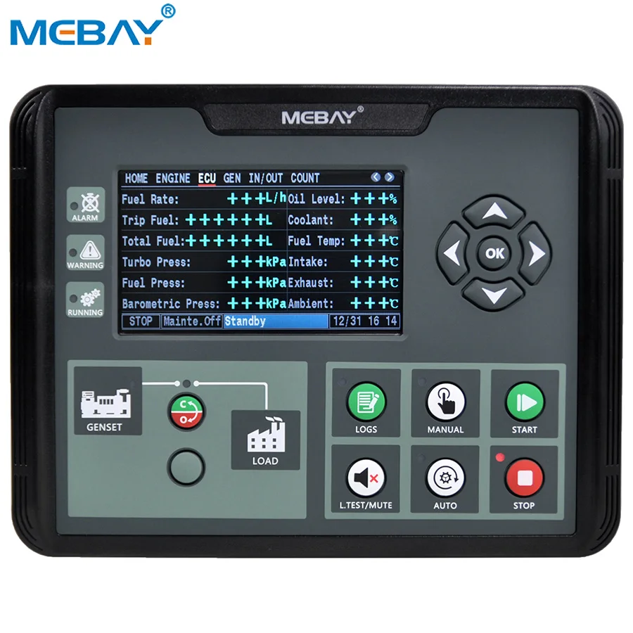 Mebay Automatic Remote Generator Controller DC70D MKII ECU Engine Controller with CAN RS485