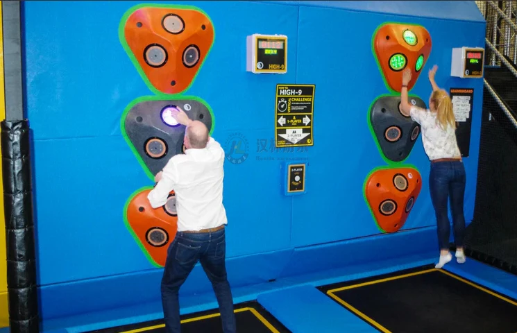 Children Interactive Wall Indoor Playground Equipment Games Reaction Lights Training