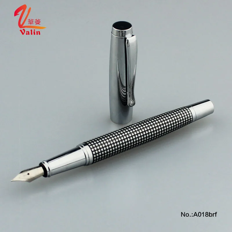Amazon top sale custom printed logo metal fountain pen ink