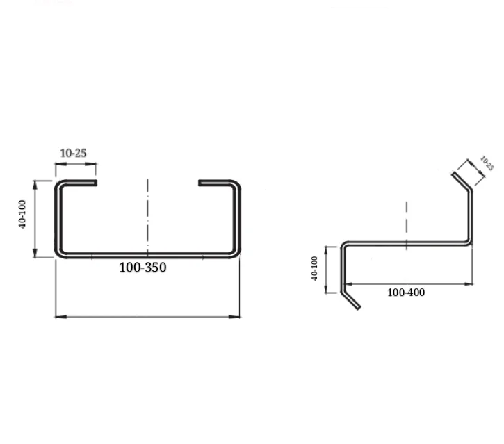 Heavy Duty Design CZ Interchangeable Purlin Roll Forming Machine