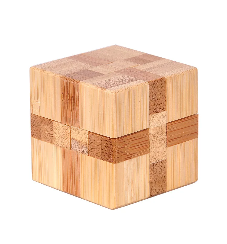 China Kongming lock Luban lock Classic wooden Brain Teaser puzzle 3D toys