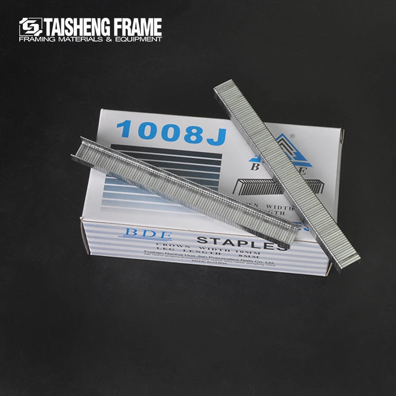 TS-D26 High Quality Nails Upholstery Tack Pin Sofa Nail Gun Staple 1008J U-type Nail Iron 30box /ctn 5000pcs/box in Stock CN;ZHE