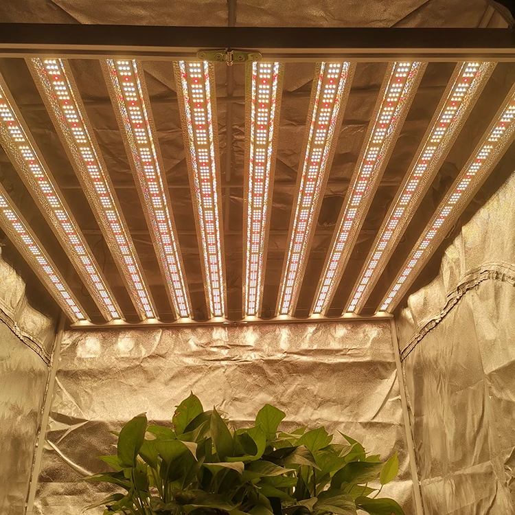 Yastar cob led full spectrum growth light bars samsung lm301h strip 1000w hydroponic growing lamp grow bulb