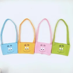 Eco-Friendly logo print Beverage small mug wrap cotton cup holder sleeve bags