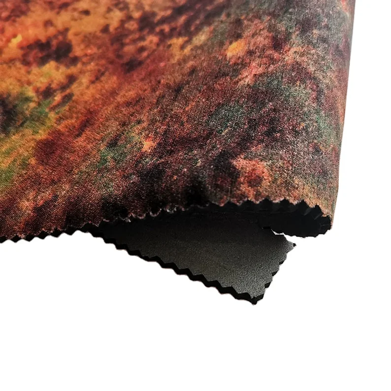 Anti-slip Neoprene Fabric 4mm 5mm Neoprene Rubber Sheet Sublimation Blank Camouflage Neoprene