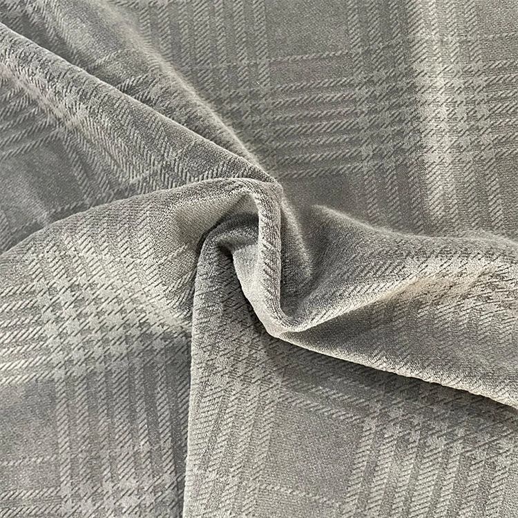 Oushida Fashion winter coat men woman garment suit burnout outdoor wide wale corduroy bonded think fleece fabric for jacket