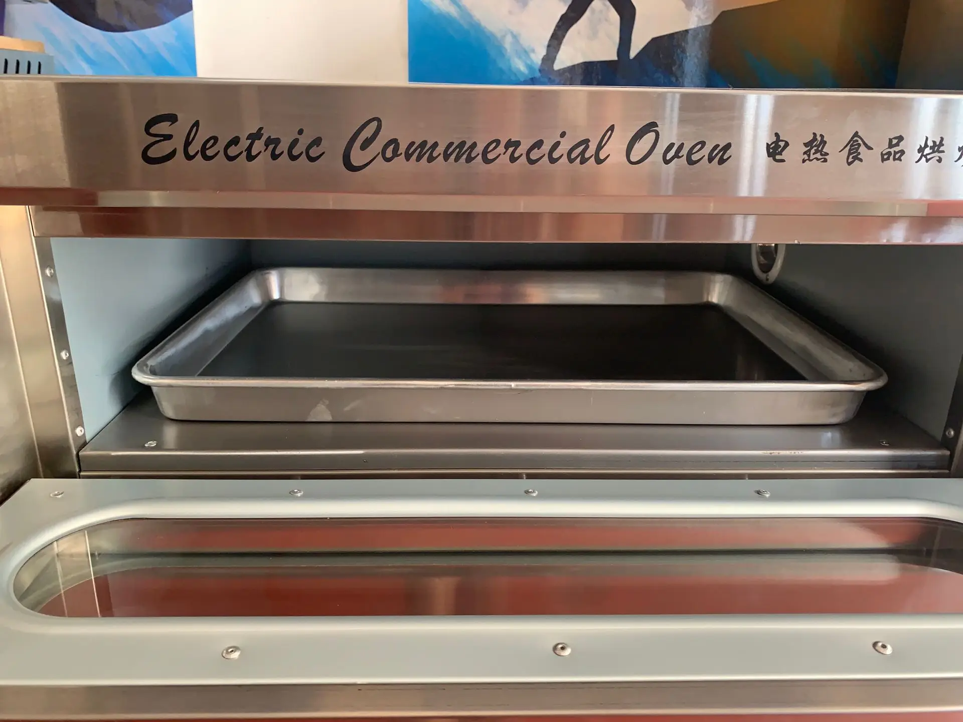 1 deck 1 tray micro-computer control panel electric commercial baking oven for baking bread and cake