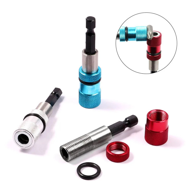 1/4 hexagonal handle screwdriver extension rod magnetic hexagonal handle joint 6.35MM quick release connecting rod