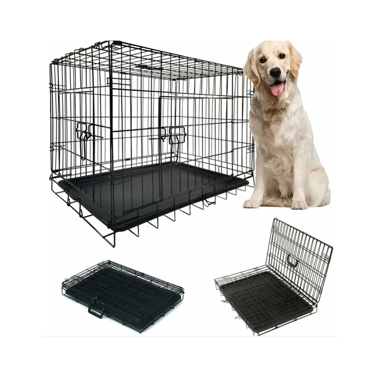 L XL XXL Metal Crate Pet Cages Carriers Dog Kennels Pet Cages Wire Dog Cages for Pet