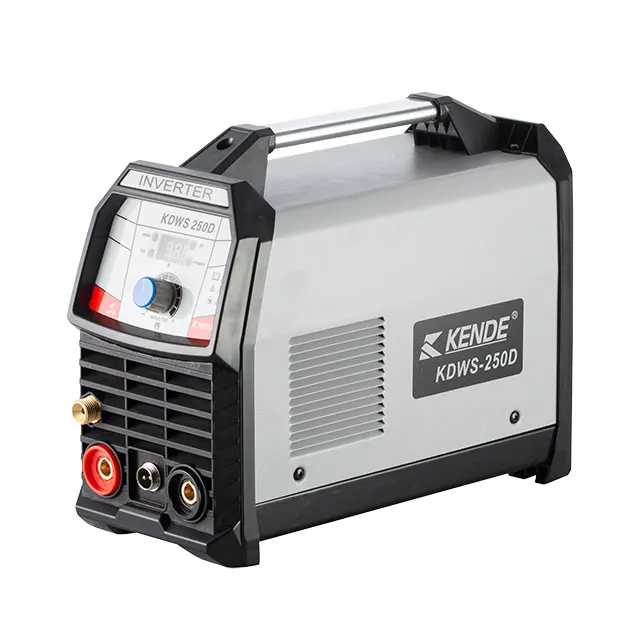 KENDE DC Portable Single Phase 1P 220V Inverter MMA ARC Lift HF DC TIG WS Spot Welding Welder Machine KDWS 250D