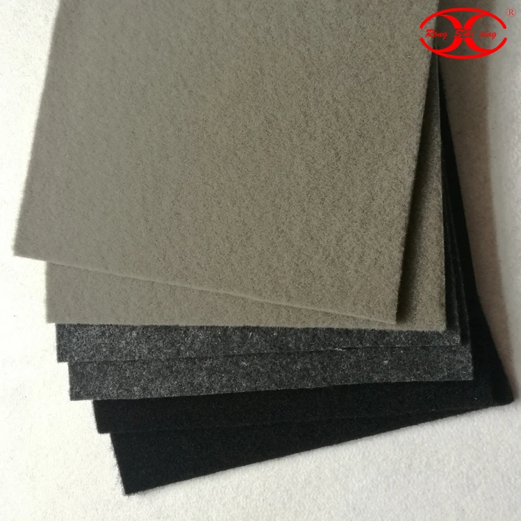 velour felt  fire-resistant automotive  Polyester Needle Punched  car carpet in roll