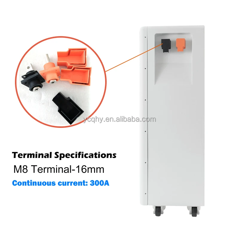 Vertical battery case vertical battery box 48v/51.2v diy units battery box without cells