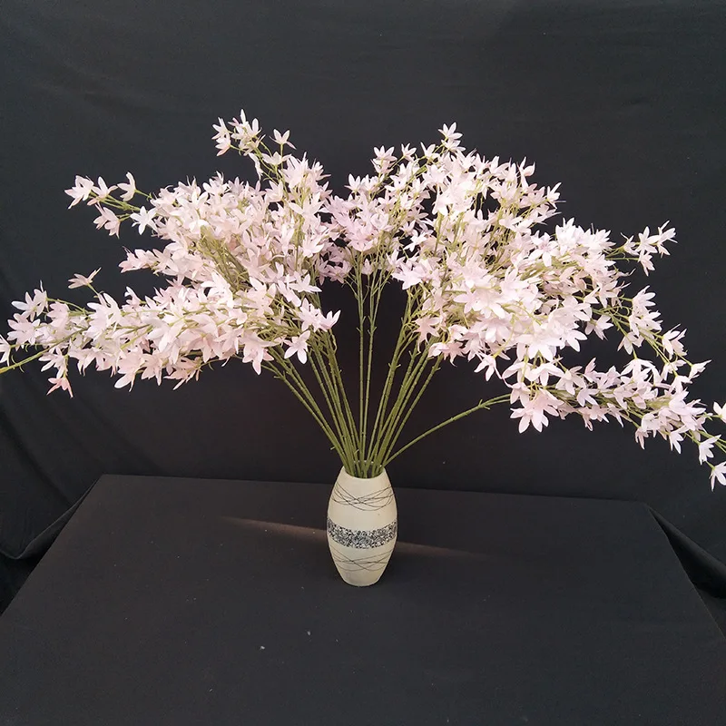 Factory Supply Home Decor Silk Oncidium Hybridum Flower Artificial Orchid