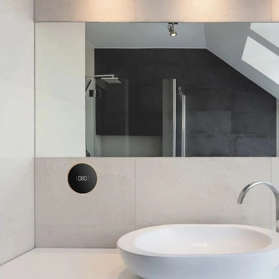 300ML USB Rechargeable Infrared induction Wall-mounted Automatic Foam Soap Dispenser With 3M Film Paste Patch