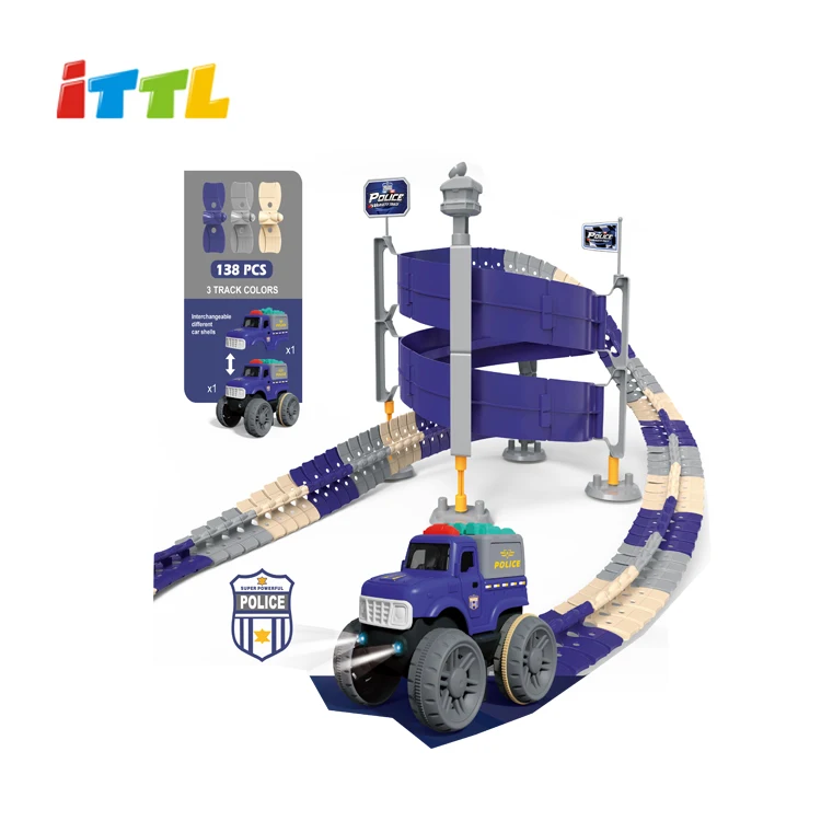 Hot novelty and funny 2023 high speed racing track toy vehicles electronic for boys