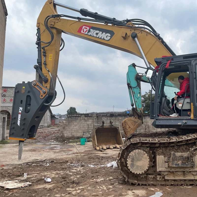 Heavy Duty Pipe Line Fittings Valve Connector Damper Upper Magnetic Panel Mount Excavator Hydraulic Rock Breaker