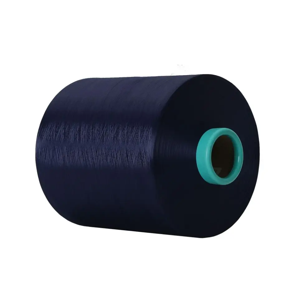 
High quality fabric polyester textured yarn low price spun polyester yarn 