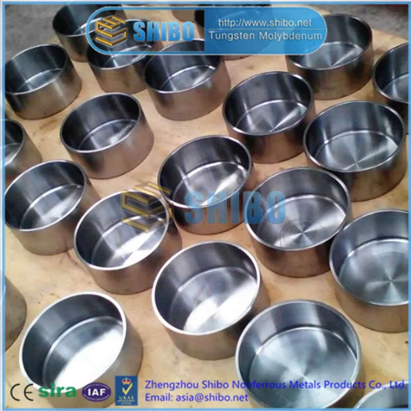 Прямая продажа с завода, вольфрамовые тигли, вольфрамовый таяльник, используемый в печи