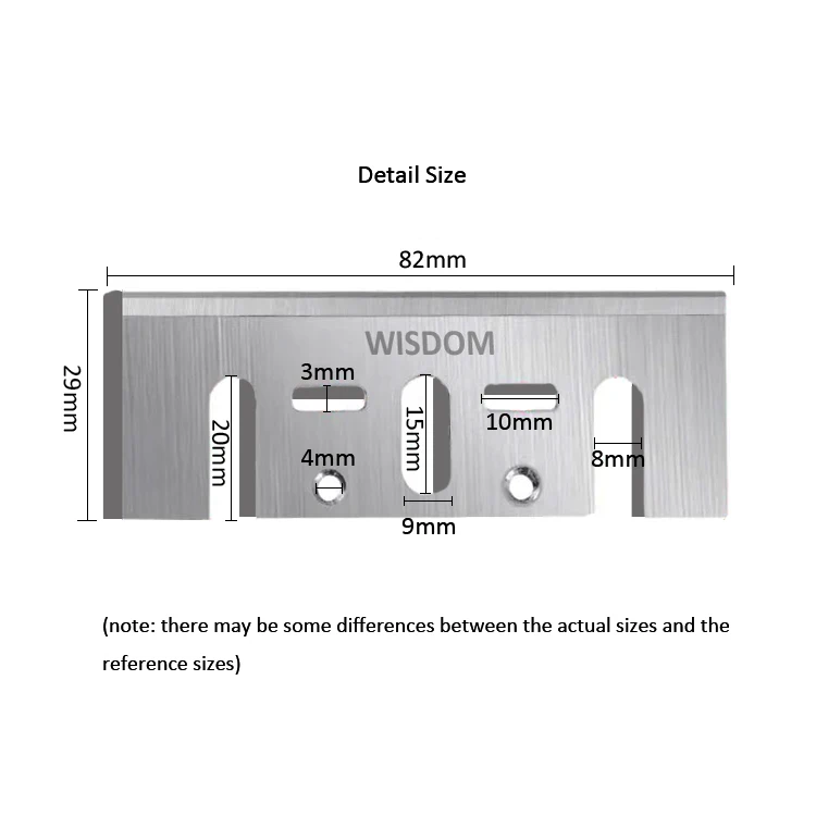 WISDOM Woodworking Machinery Parts Tool Planer Knife HSS/TCT  Planer Blade For Planer Machines