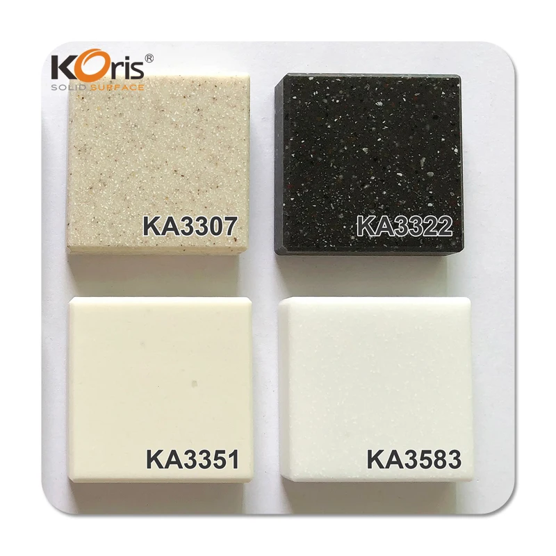 Koris NSF artificial stone acrylic solid surface kitchen and tabletop plate
