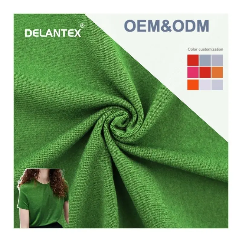 Delantex 95% полиэстер 5% спандекс матовый 150 г/180 см Джерси ткань для спортивной футболки