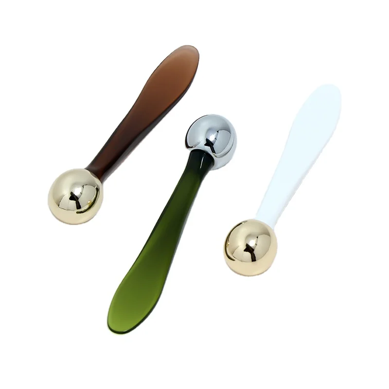 Beauty Serum Application Tool 5.7cm plastic Eye Cream Massage Roller Stick Skin Care cosmetic Spatula