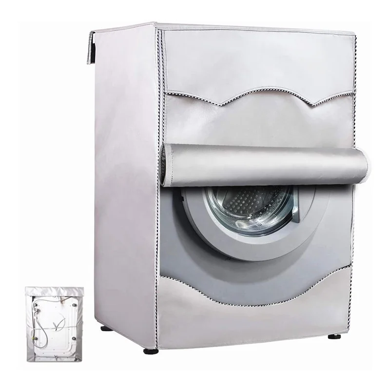 Waterproof Dust-proof Washer Dryer Protection Cover Washing Machine Cover Fit For Front-loading machine